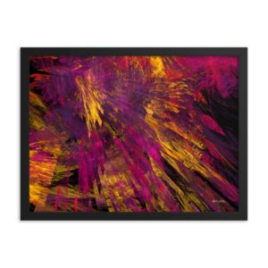 Abstract Fractal Art Framed Poster 18x24inch - Abstract 2